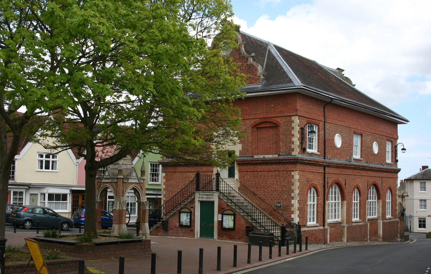 Shire Hall, Market Hill, home of Woodbridge Town Council. Its share of a band D bill rose from £156.95 to £186.54 this year, the steepest rise of the four bodies on the bill